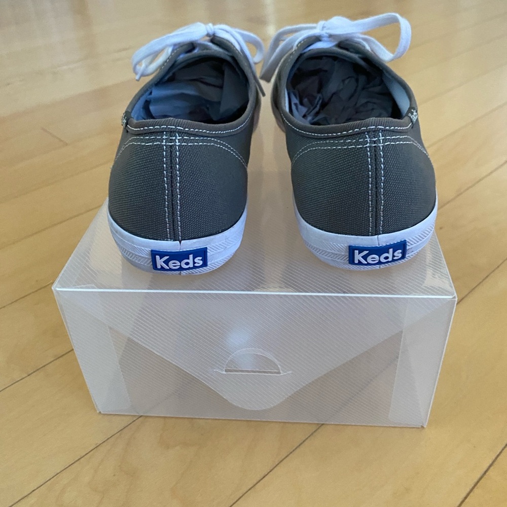 Keds Women's Gray Canvas Sneakers - Picture 5 of 7